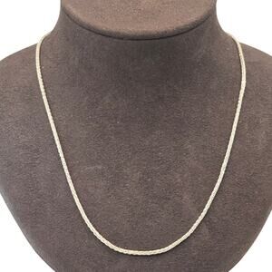 925 Sterling Silver Rope Chain Necklace 30in 7.8g Thin Lightweight Lobster